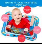 Inflatable Tummy Time Water Play Mat for Babies