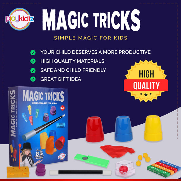 Magic Tricks Set for Kids  Easy Magic Tricks Learning Kit