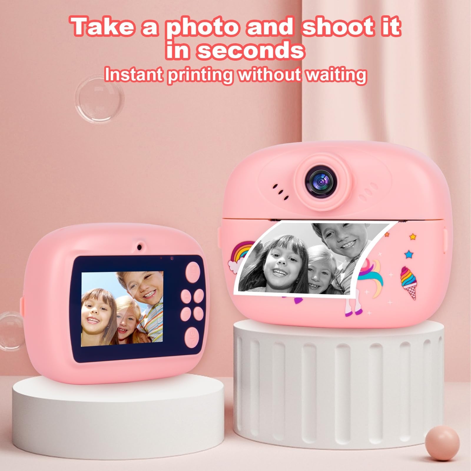 Kids Instant Print Camera