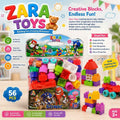 56 PCS Creative Building Blocks Set for Kids