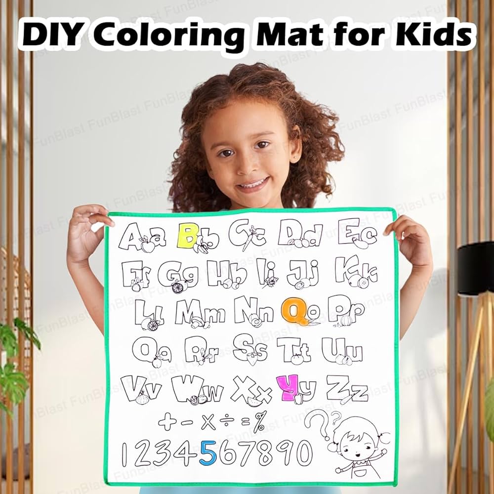 Washable Drawing Mat for Kids – Reusable Magic Coloring & Learning Play Mat