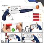 Double Barrel Soft Bullet Blaster Gun