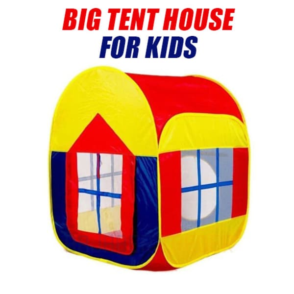 Kids Play Tent House with 50 Colorful Balls – Indoor & Outdoor Fun