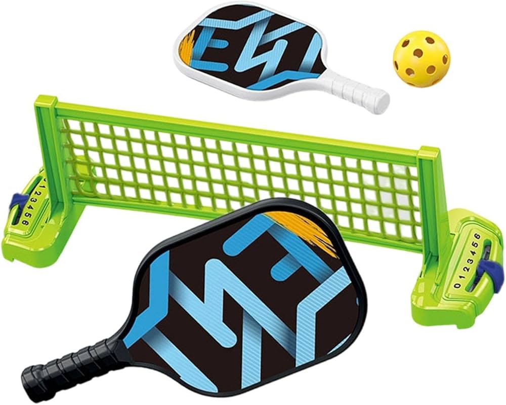 Kids Pickleball Game Set with Paddles, Net & Balls – Indoor & Outdoor Sports Toy