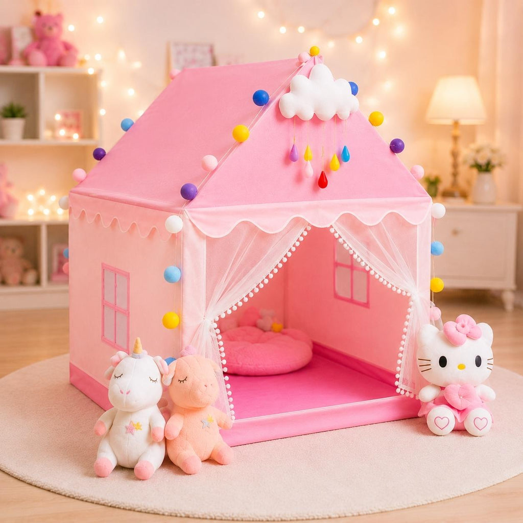Princess Play Tent for Kids | Foldable Indoor Playhouse