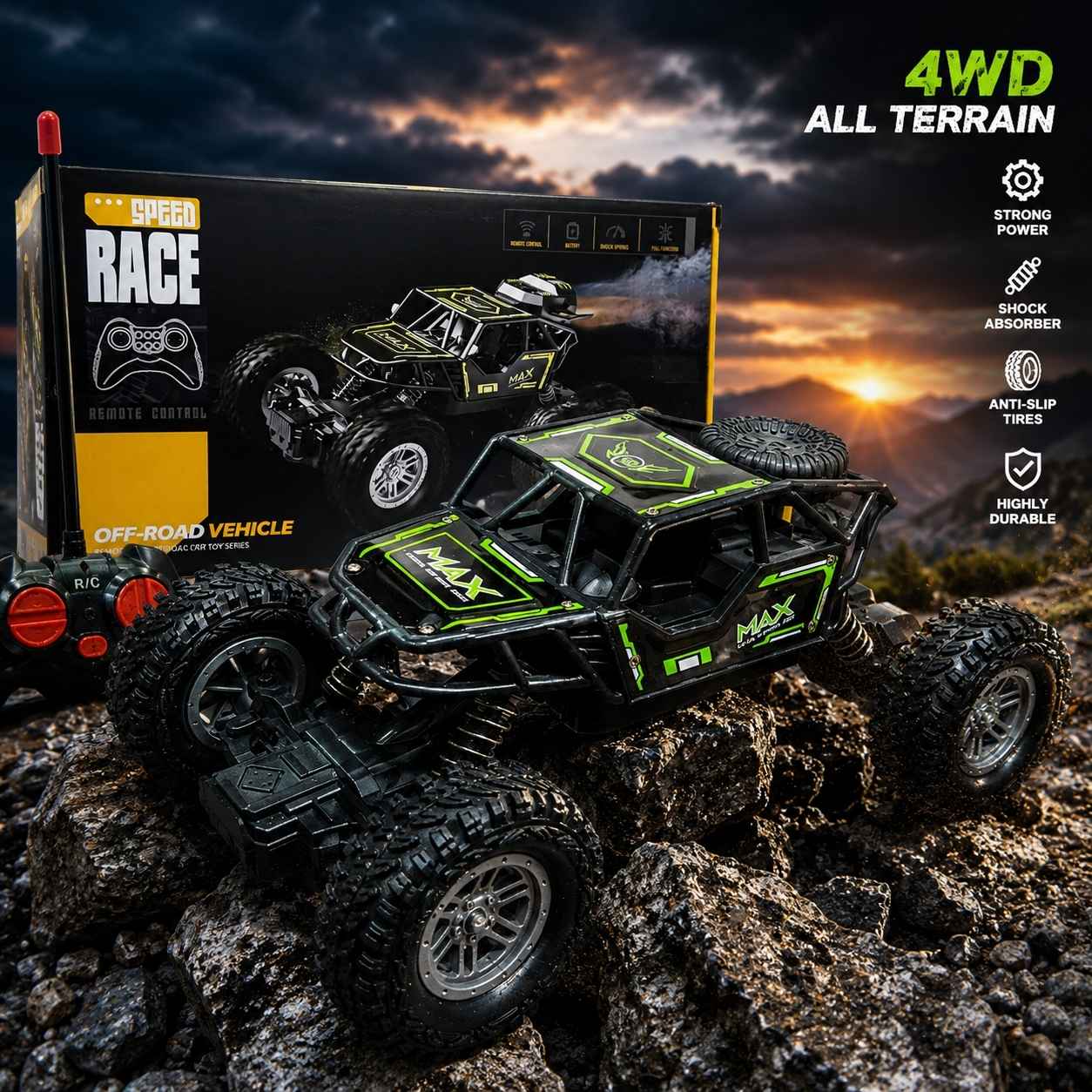 RC Off-Road Rock Crawler Monster Truck