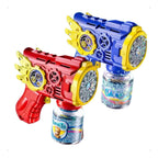 Gear Bubble Machine Gun – Light Up Bubble Blaster Toy