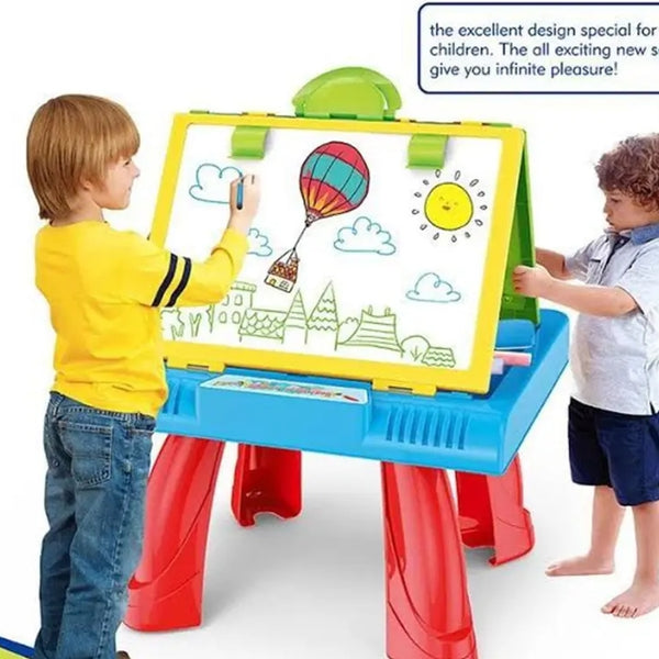 3-in-1 Kids Projector Drawing Table – Whiteboard & Blackboard