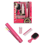 Girls Beauty Hair  Toy Set with Comb & Hair Straightener