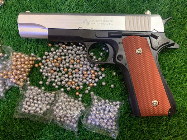 Hawk Metal Ball Toy Pistol – Manual Spring Action Blaster
