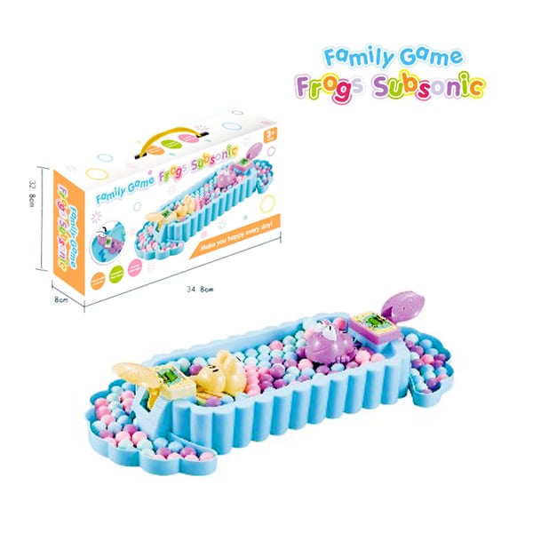 Frog Subsonic Family Game – Interactive Frog Ball Battle Board Game for Kids
