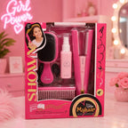 Girls Beauty Hair  Toy Set with Comb & Hair Straightener