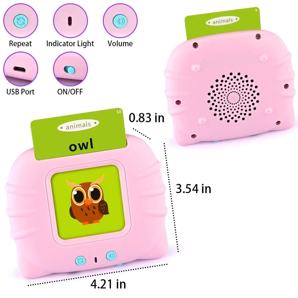 Rechargeable Flash card Reader Toddler Toy
 10 reviews