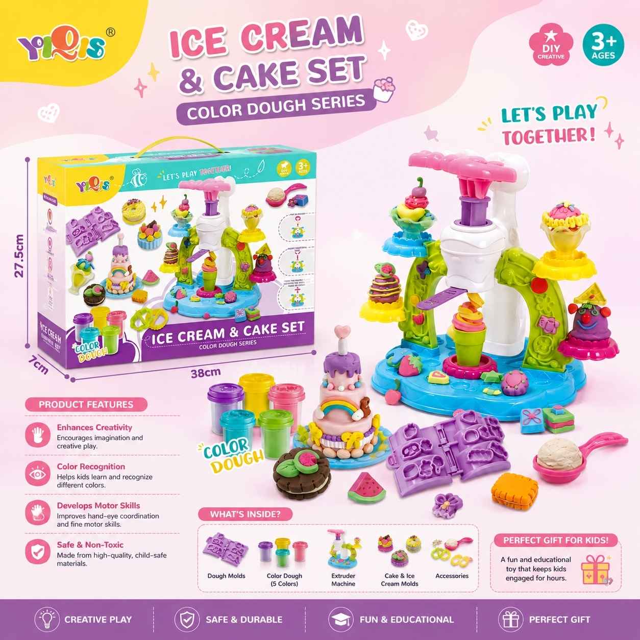 Ice Cream & Cake Dough  Set