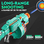Blast Automatic Soft Bullet Gun – Rotating Drum Foam Dart Blaster