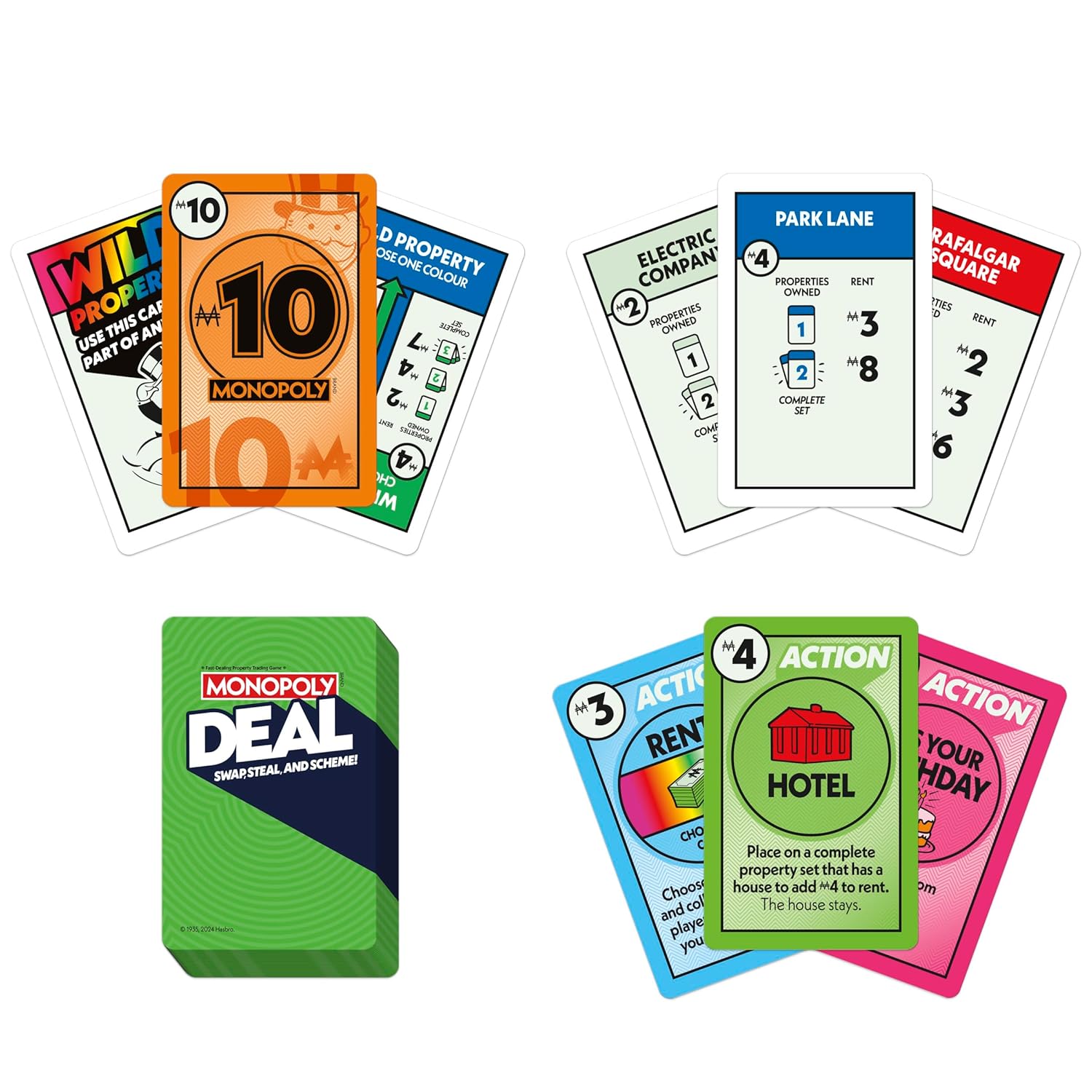 Monopoly Deal Swap & Steal Card Game