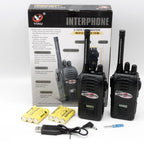 2PCS Walkie Talkie Interphone Set – Long Range Two-Way Radio for Kids
