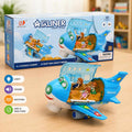 Airliner Toy Plane with Lights & Sound | 360° Rotating Airplane for Kids