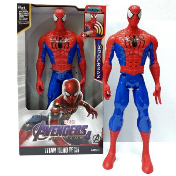 Spider-Man Titan Hero Action Figure with Light & Sound – Superhero Toy for Kids