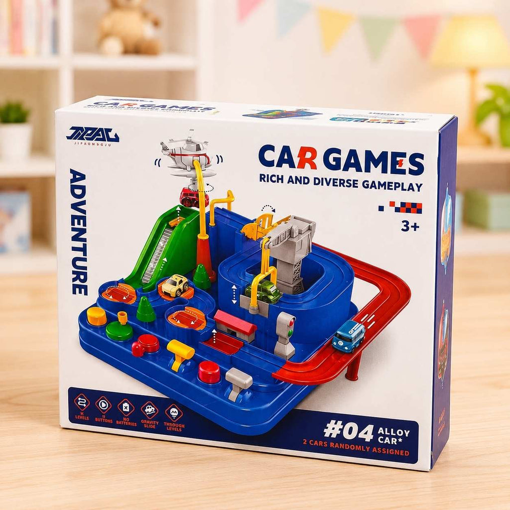 Adventure Car Games Track Toy Set