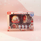 Kids Metal Tea Set Pretend Play Kitchen Tea Party Set