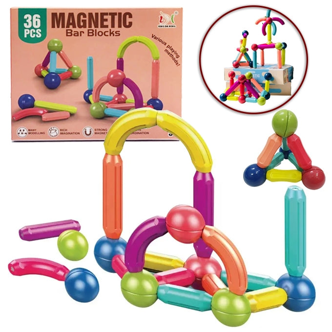Magnetic Building Blocks Set – Fun & Educational Toy for Kids