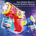 Gear Bubble Machine Gun – Light Up Bubble Blaster Toy