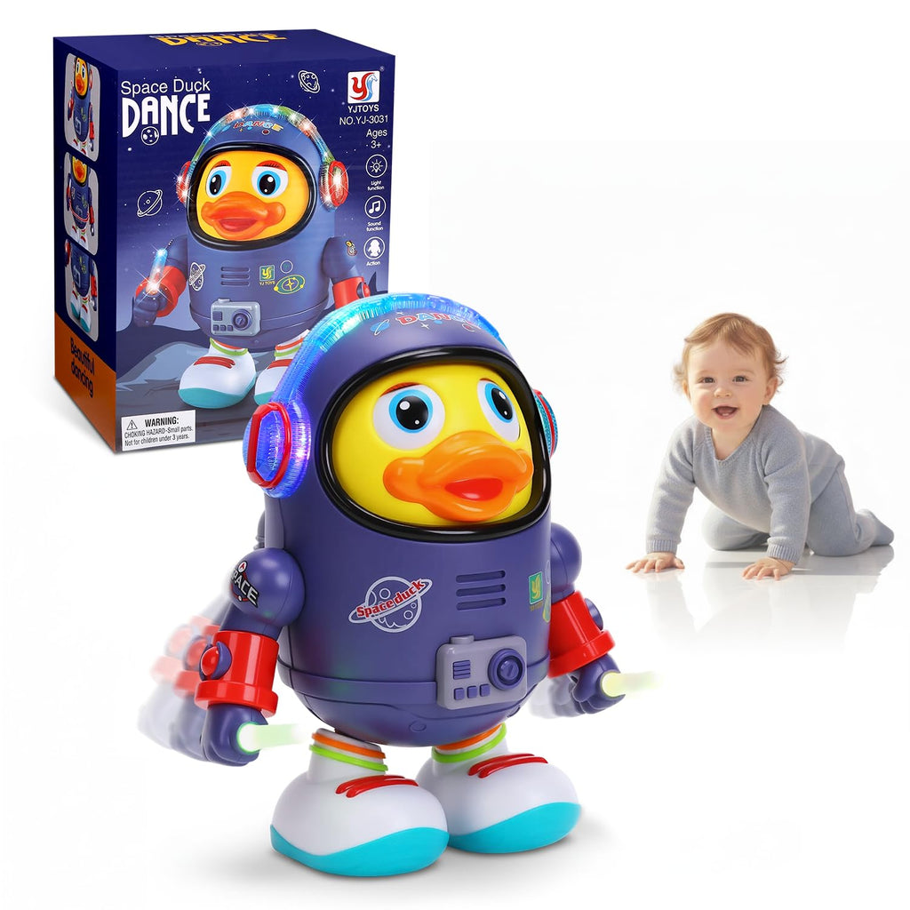Dancing Space Duck Robot Toy with Lights & Music