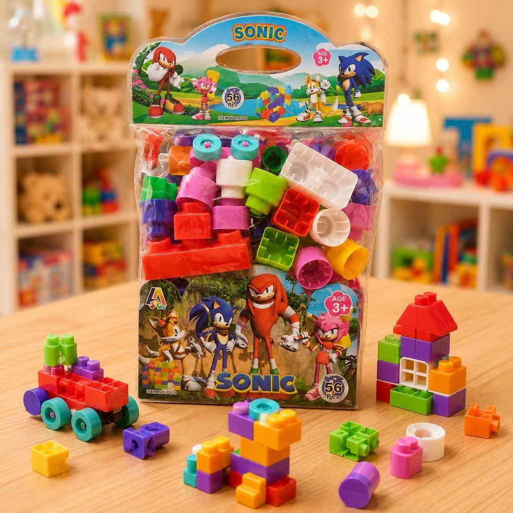 56 PCS Creative Building Blocks Set for Kids