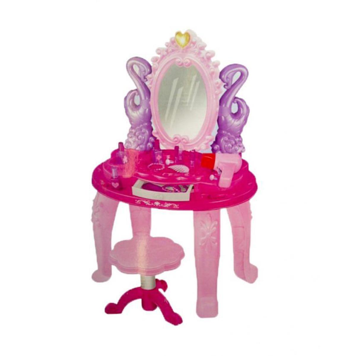 Frozen Princess Dressing Table Vanity Set for Girls with Stool & Beauty Accessories