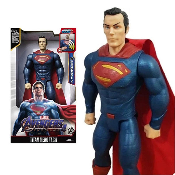 Superman Titan Hero Action Figure with Light & Sound – Superhero Toy for Kids