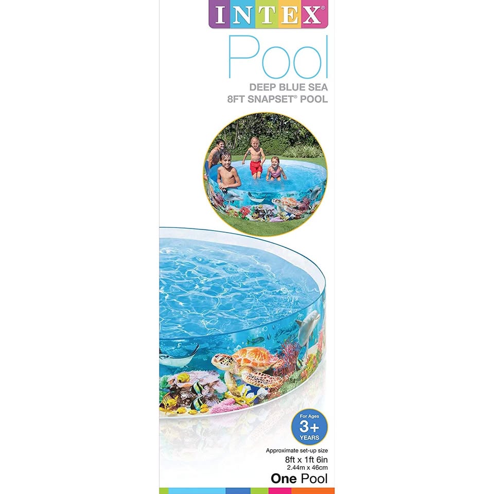 Kids Swimming Pool without Air 8'×16''