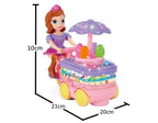 Fashion Girl Ice Cream Cart Toy