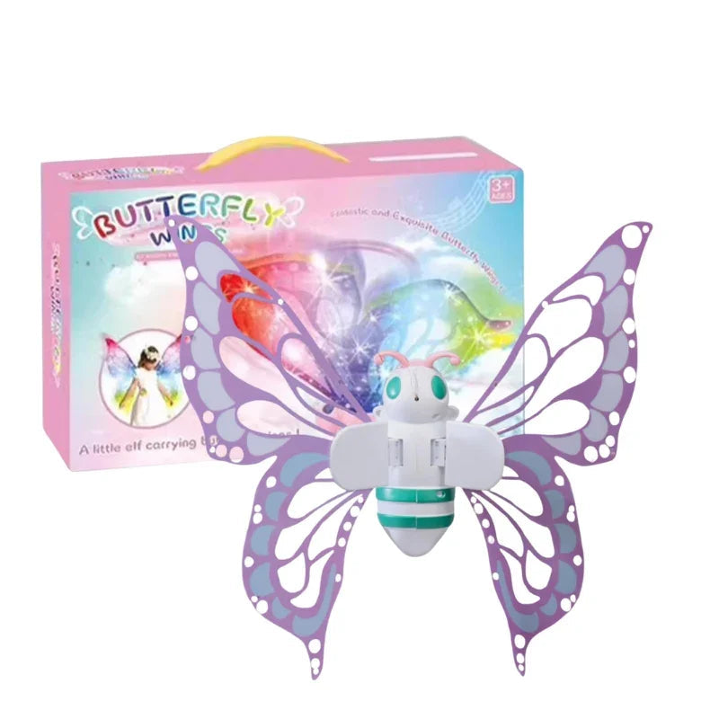 Colorful LED Butterfly Fairy Wings – Light-Up Costume Wings for Kids