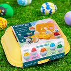 Geometric Eggs Educational Toy Set – Color Matching & Emotion Learning Eggs for Kids
