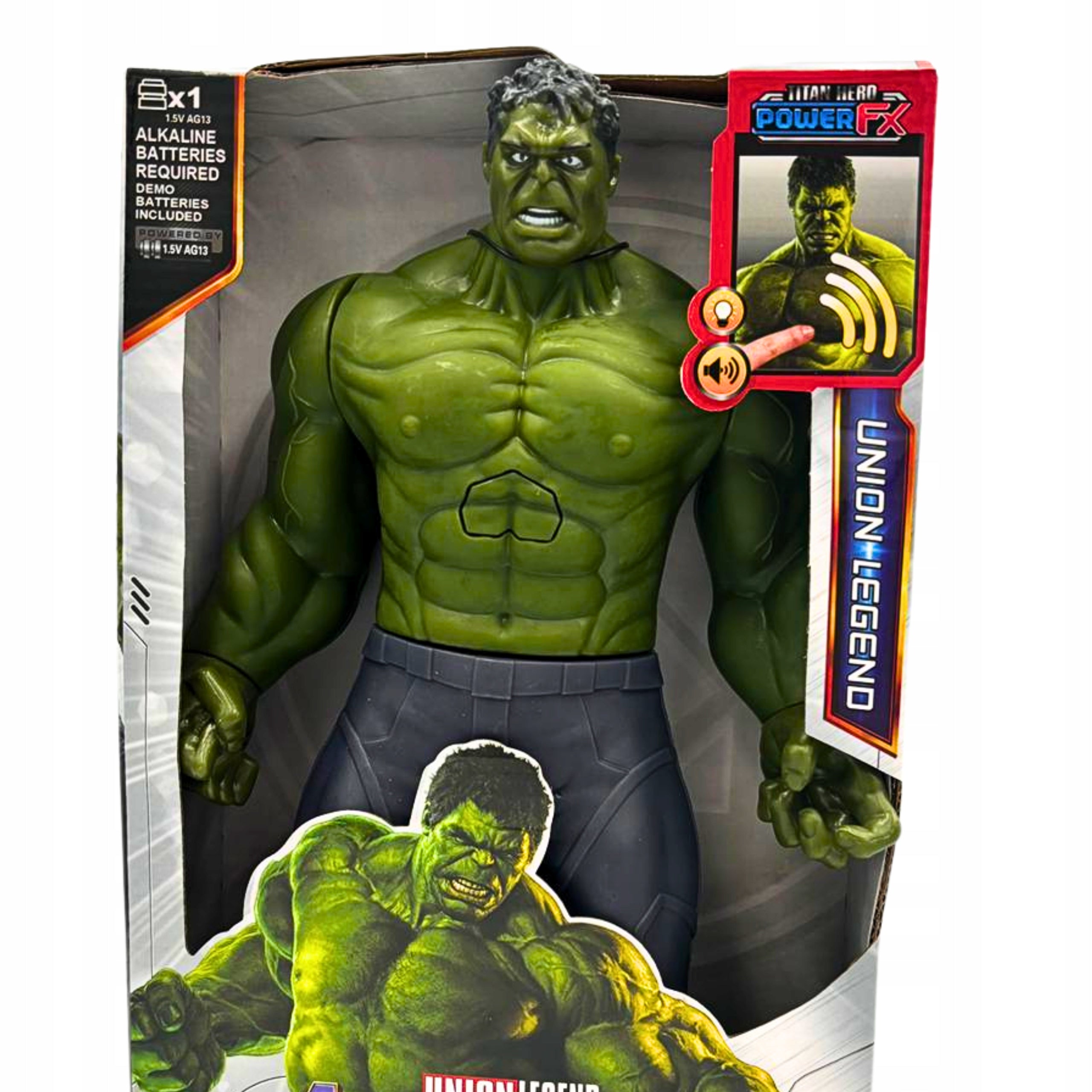 Hulk Action Figure with Light & Sound – Avengers Superhero Toy