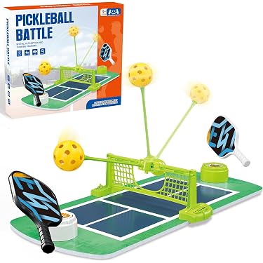 Kids Pickleball Game Set with Paddles, Net & Balls – Indoor & Outdoor Sports Toy