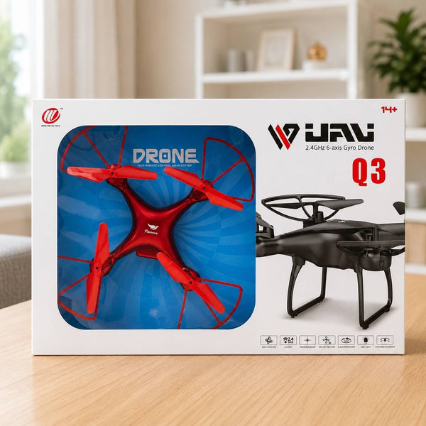 Q3 Remote Control Drone – 2.4GHz 6-Axis Gyro Quadcopter