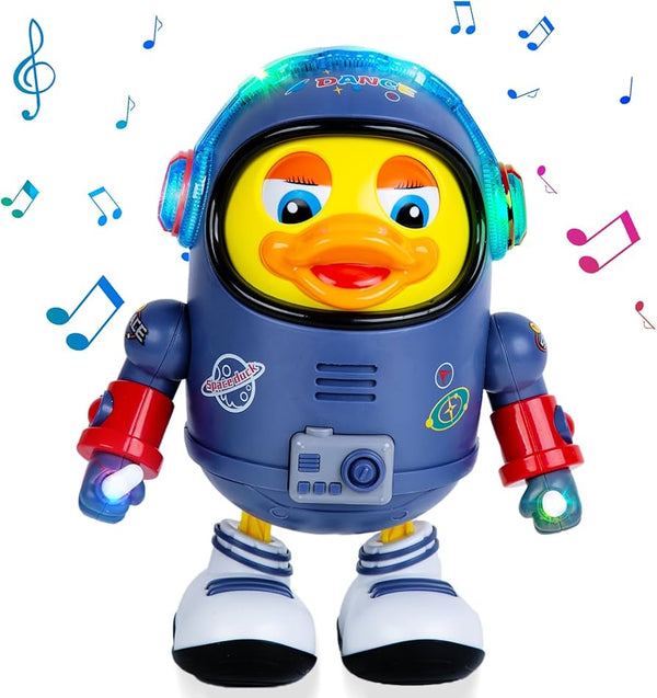 Dancing Space Duck Robot Toy with Lights & Music
