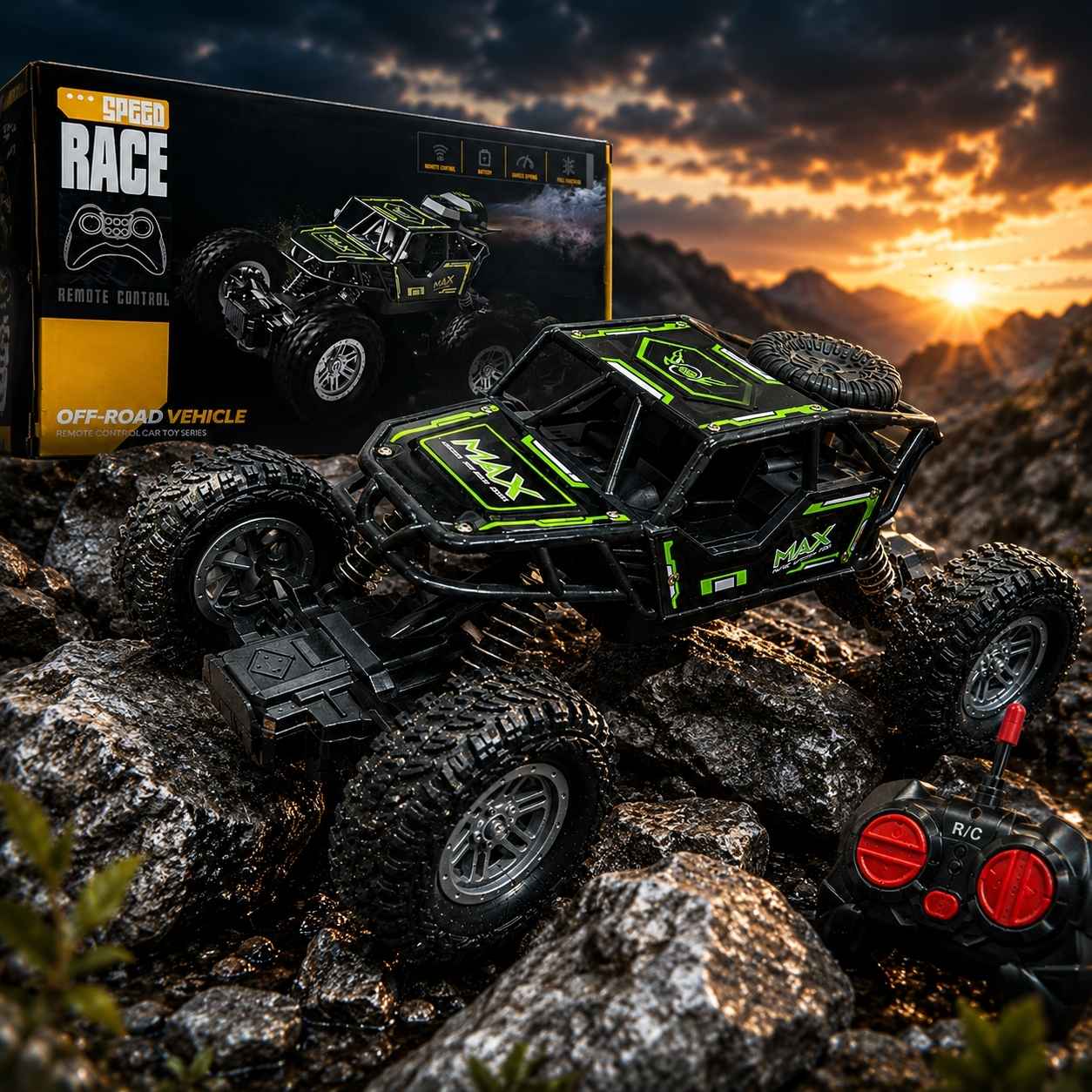 RC Off-Road Rock Crawler Monster Truck