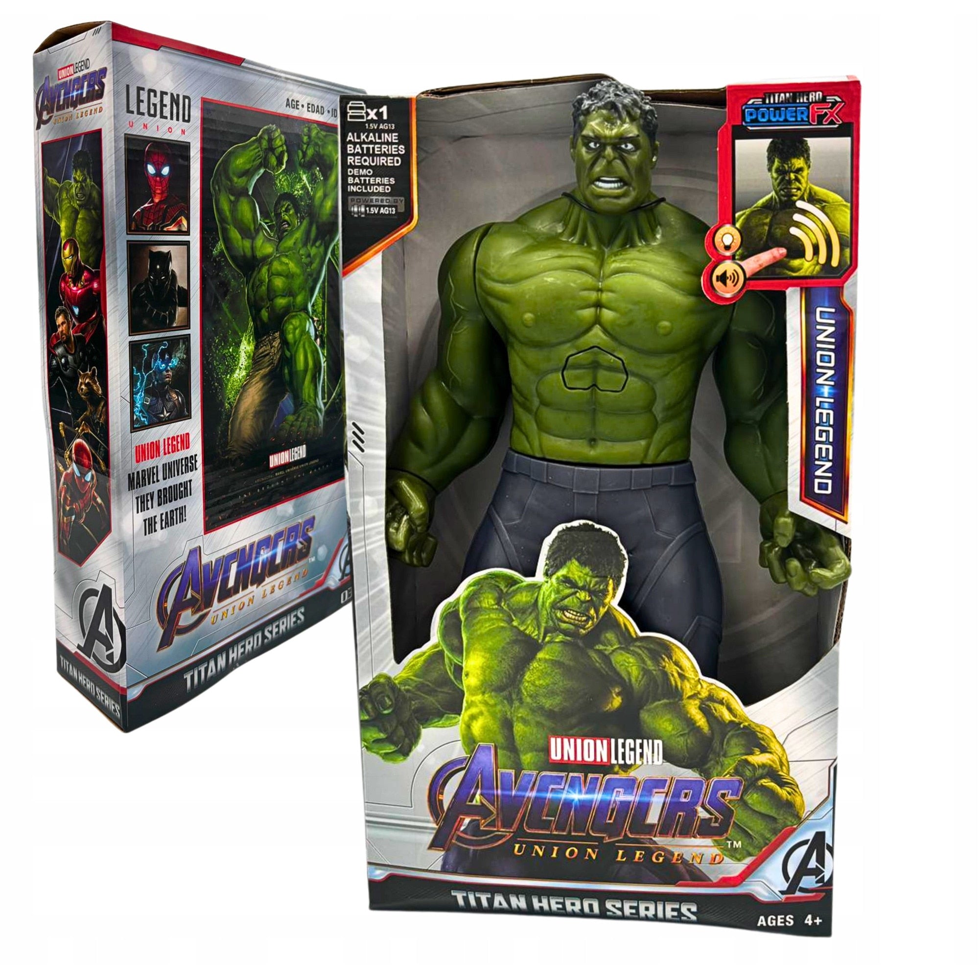 Hulk Action Figure with Light & Sound – Avengers Superhero Toy