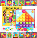 Button Idea Educational Matching Board – Color & Shape Learning Puzzle for Kids
