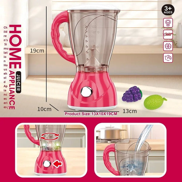 Kids Pretend Play Juicer Blender Toy Set Kitchen