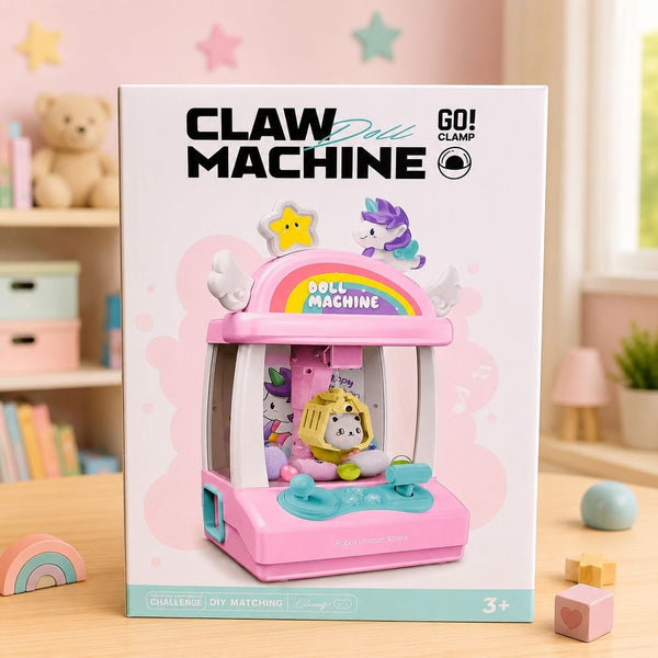 Mini Claw Machine  Toy –Candy & Prize Catcher Game for Kids