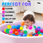 Kids Colorful Play Balls – Multi-Color Ball Pit Balls
