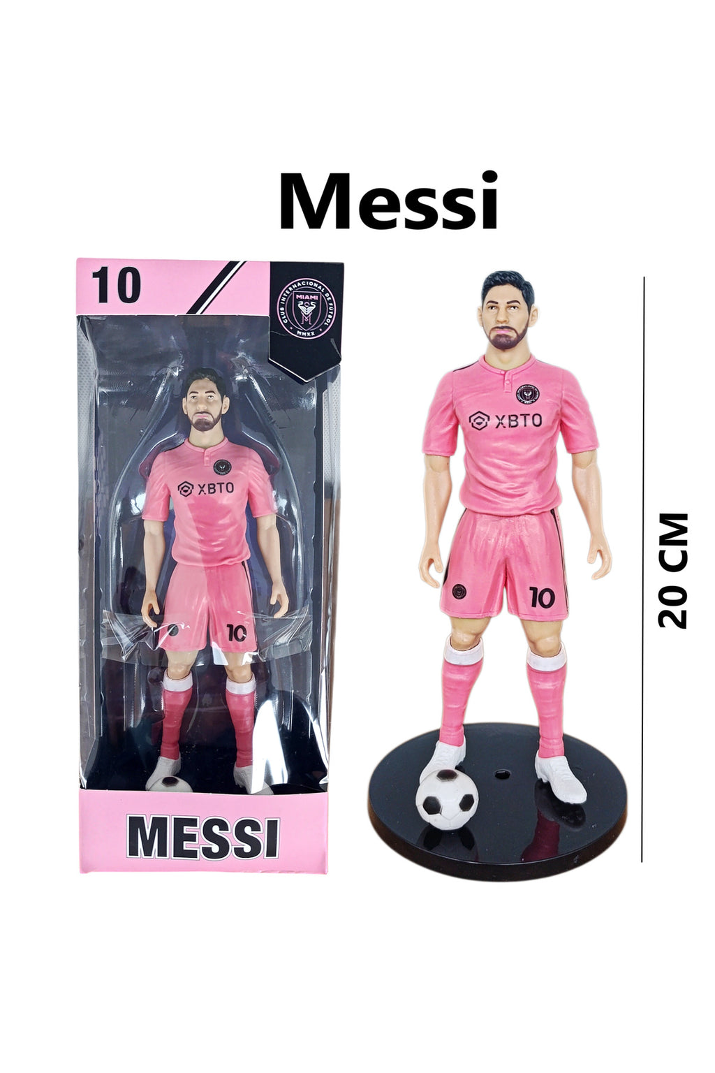 Messi Football Action Figure – 20CM Soccer Player Collectible Toy