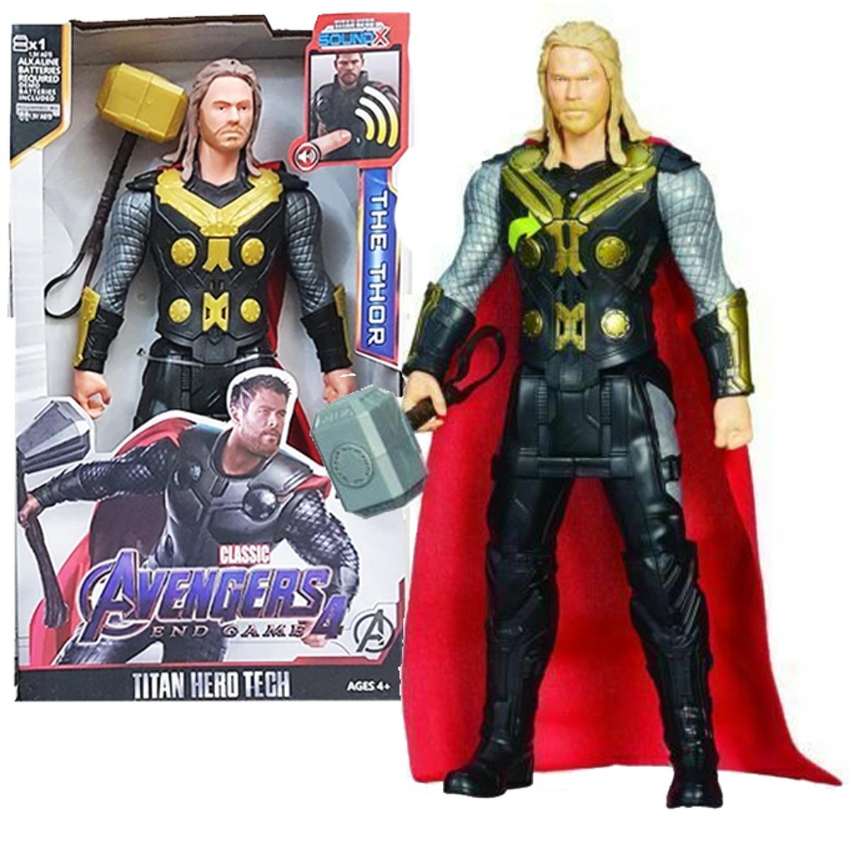 Thor Titan Hero Action Figure with Light & Sound – Superhero Toy for Kids