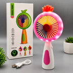 Cute Handheld USB Rechargeable Fan