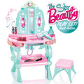 Be Star Beauty Play Set – Kids Princess Dressing Table with Mirror & Stool
