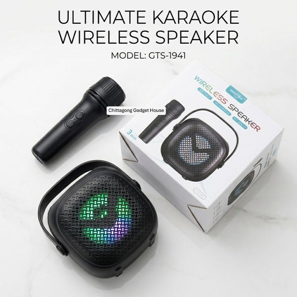 Wireless Speaker  Microphone Portable Bluetooth Speaker